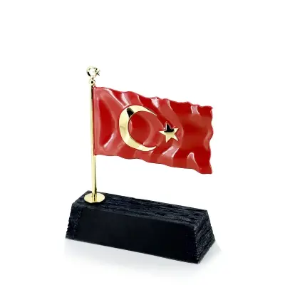 Türk Bayrağı Polyester Ayaklı