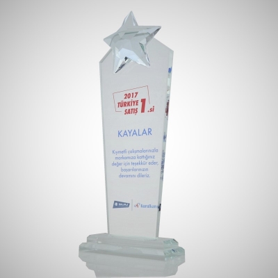 Kristal Yıldızlı Plaket